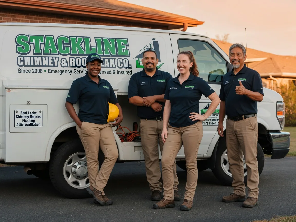 Chimney flashing repair company in Ingram, TX